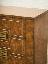 Load image into Gallery viewer, Mastercraft Burl Chest of Drawers