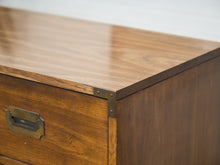 Load image into Gallery viewer, 7 Drawer Vintage Campaign Dresser Formica Top