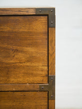 Load image into Gallery viewer, 7 Drawer Vintage Campaign Dresser Formica Top
