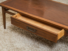 Load image into Gallery viewer, MCM Walnut Single Drawer Coffee Table