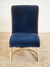 Load image into Gallery viewer, Mid-Century Basset Navy Blue Chairs Set of 6