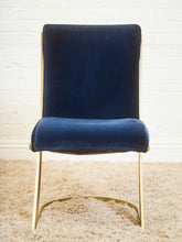 Load image into Gallery viewer, Mid-Century Basset Navy Blue Chairs Set of 6
