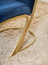 Load image into Gallery viewer, Mid-Century Basset Navy Blue Chairs Set of 6