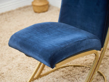 Load image into Gallery viewer, Mid-Century Basset Navy Blue Chairs Set of 6