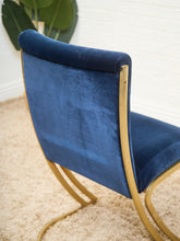 Load image into Gallery viewer, Mid-Century Basset Navy Blue Chairs Set of 6