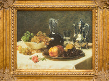 Load image into Gallery viewer, Baroque Still Life Oil Painting in Gilded Rococo Frame