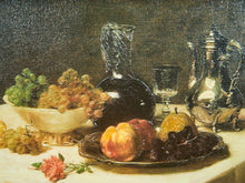 Load image into Gallery viewer, Baroque Still Life Oil Painting in Gilded Rococo Frame