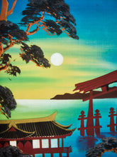 Load image into Gallery viewer, Torii at Sunset Japanese Landscape Silkscreen Print