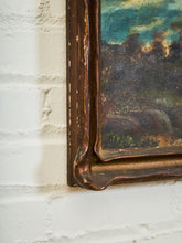 Load image into Gallery viewer, Path Toward the Mountains Antique Oil Painting