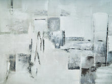 Load image into Gallery viewer, Large-Scale Abstract Canvas in Monochrome Hues