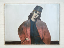 Load image into Gallery viewer, Large-Scale Portrait in Red and Black