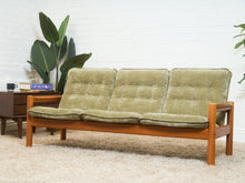 Load image into Gallery viewer, Danish Domino Mobler Teak Sofa newly upholstered