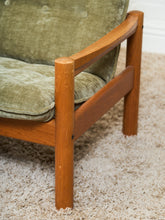 Load image into Gallery viewer, Danish Domino Mobler Teak Sofa newly upholstered