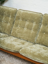 Load image into Gallery viewer, Danish Domino Mobler Teak Sofa newly upholstered