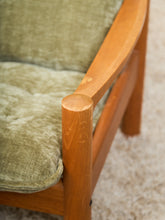 Load image into Gallery viewer, Danish Domino Mobler Teak Sofa newly upholstered