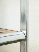 Load image into Gallery viewer, Milo Baughman Design Institute Tubular Chrome Caned Etagere Bookshelf Display