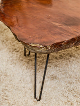 Load image into Gallery viewer, Organic Burl Slab Coffee Table with Hairpin Legs