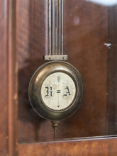 Load image into Gallery viewer, Antique Wall Clock Hamburg German Wood Case Top Bell Project Repair