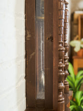 Load image into Gallery viewer, Antique Wall Clock Hamburg German Wood Case Top Bell Project Repair