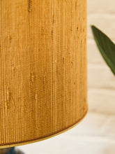 Load image into Gallery viewer, Studio Pottery Glazed Blue Lamp