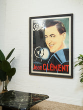 Load image into Gallery viewer, Large Original French Vintage Poster Jean Clement Disques Pathe