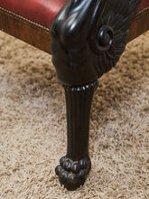 Load image into Gallery viewer, Antique Lion Empire Armchair