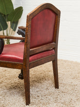 Load image into Gallery viewer, Antique Lion Empire Armchair