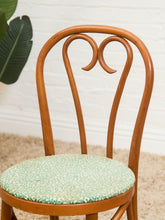 Load image into Gallery viewer, Antique Thonet Chair with Green Upholstery