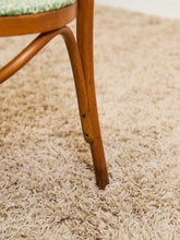 Load image into Gallery viewer, Antique Thonet Chair with Green Upholstery