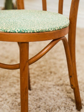 Load image into Gallery viewer, Antique Thonet Chair with Green Upholstery