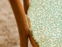 Load image into Gallery viewer, Antique Thonet Chair with Green Upholstery
