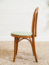 Load image into Gallery viewer, Antique Thonet Chair with Green Upholstery
