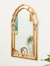 Load image into Gallery viewer, Gilt Arch Mirror with Scalloped Silhouette