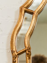 Load image into Gallery viewer, Gilt Arch Mirror with Scalloped Silhouette
