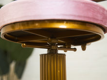Load image into Gallery viewer, Art Deco Style Stool Adjustable Pink