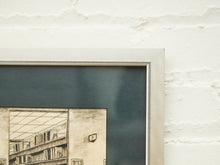 Load image into Gallery viewer, Library Perspective Drawing with Open Book Detail