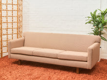 Load image into Gallery viewer, Houndstooth Amber 1960’s Handsome Sofa