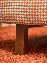Load image into Gallery viewer, Houndstooth Amber 1960’s Handsome Sofa