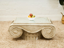 Load image into Gallery viewer, Architectural Ionic Column Capital Coffee Table
