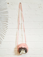 Load image into Gallery viewer, Small Faux Leather Pink Floral Purse