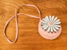 Load image into Gallery viewer, Small Faux Leather Pink Floral Purse