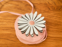 Load image into Gallery viewer, Small Faux Leather Pink Floral Purse