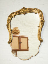 Load image into Gallery viewer, French Antique Half Frameless Ornate Mirror