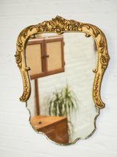 Load image into Gallery viewer, French Antique Half Frameless Ornate Mirror