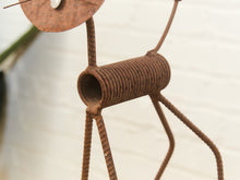 Load image into Gallery viewer, Folk Art Reclaimed Metal Cat Sculpture