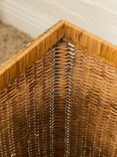 Load image into Gallery viewer, Vintage Woven Wicker Hamper with Handles