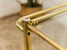 Load image into Gallery viewer, Gold Vintage Post Modern Bar Cart