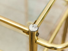 Load image into Gallery viewer, Gold Vintage Post Modern Bar Cart