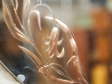 Load image into Gallery viewer, Deco Etched Copper Beveled Mirror