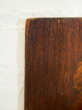 Load image into Gallery viewer, Vintage Man Hand Etched Wooden Pyrography Folk Art Plaque